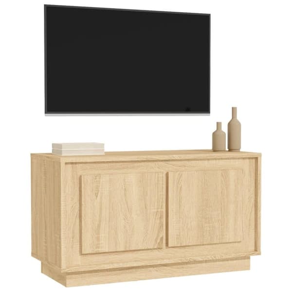 vidaXL TV-skåp sonoma-ek 80x35x45 cm konstruerat trä