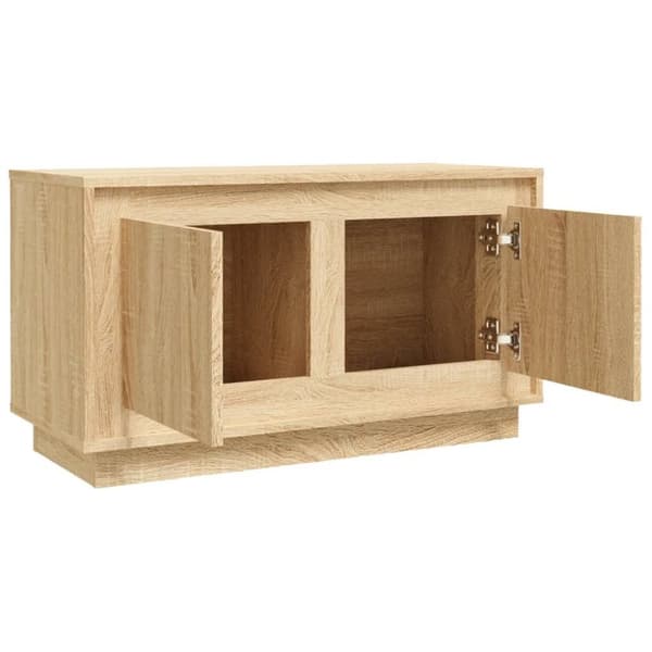 vidaXL TV-skåp sonoma-ek 80x35x45 cm konstruerat trä