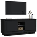 Miniatyrbild 4 av 10: vidaXL Tv-bänk svart 102x35x45 cm konstruerat trä