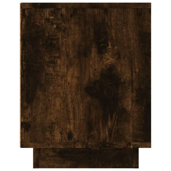 vidaXL TV-benk røkt eik 80x35x45 cm konstruert tre