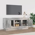 Miniatyrbild 3 av 10: vidaXL Tv-bänk betonggrå 102x35x45 cm konstruerat trä