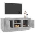 Miniatyrbild 5 av 10: vidaXL Tv-bänk betonggrå 102x35x45 cm konstruerat trä