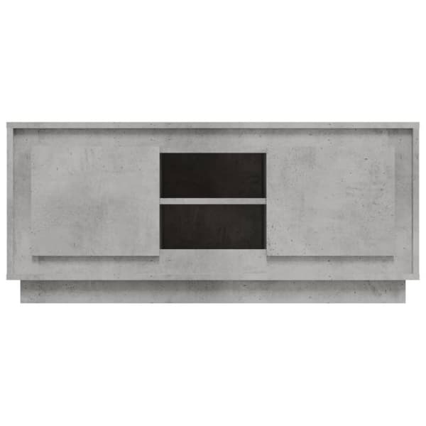 vidaXL Tv-bänk betonggrå 102x35x45 cm konstruerat trä
