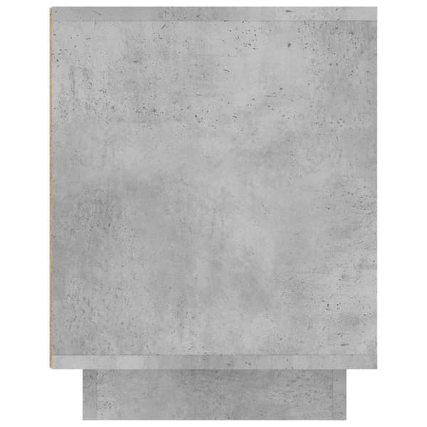 vidaXL Tv-bänk betonggrå 102x35x45 cm konstruerat trä