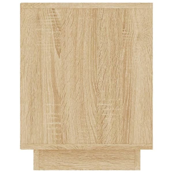 vidaXL TV-benk sonoma eik 102x35x45 cm konstruert tre