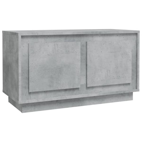vidaXL TV-taso betoninharmaa 80x35x45 cm tekninen puu