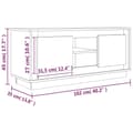 Pikkukuva 10 / 10: vidaXL TV-taso harmaa Sonoma 102x35x45 cm tekninen puu