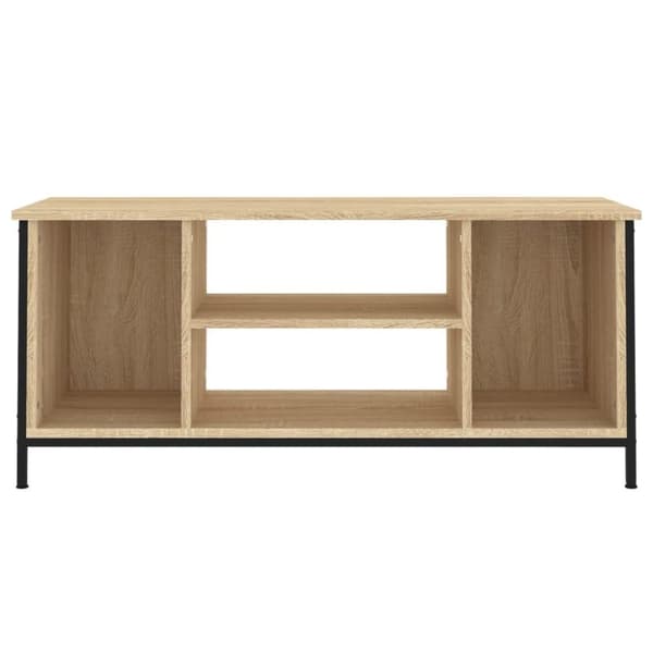 vidaXL TV-taso Sonoma-tammi 102x35x45 cm tekninen puu