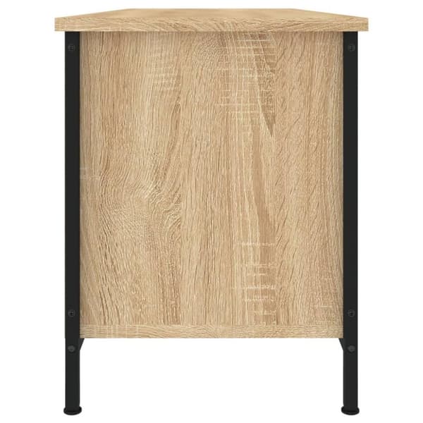 vidaXL TV-taso Sonoma-tammi 102x35x45 cm tekninen puu