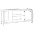 Pikkukuva 9 / 9: vidaXL TV-taso Sonoma-tammi 102x35x45 cm tekninen puu