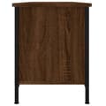 Miniatyrbillede 7 af 10: vidaXL tv-bord med låger 102x35x45 cm konstrueret træ brunt egetræ