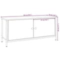 Pikkukuva 10 / 10: vidaXL TV-taso ovilla harmaa Sonoma 102x35x45 cm tekninen puu