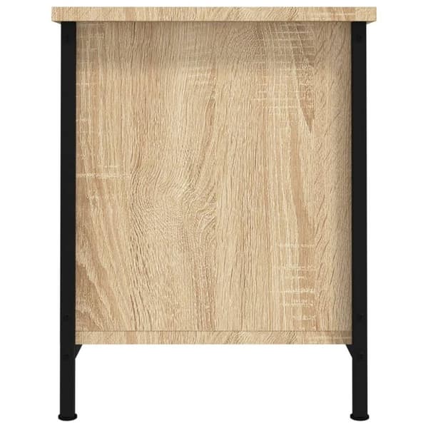 vidaXL Tv-bänk med dörrar sonoma-ek 60x35x45 cm konstruerat trä