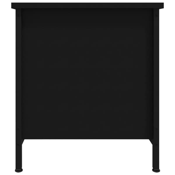 vidaXL TV-benk svart 100x40x45 cm konstruert tre