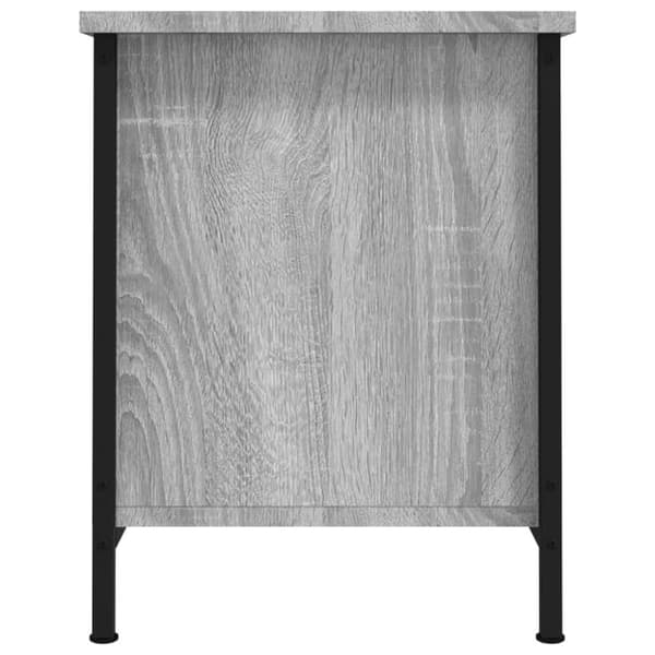 vidaXL Tv-bänk med dörrar grå sonoma 60x35x45 cm konstruerat trä