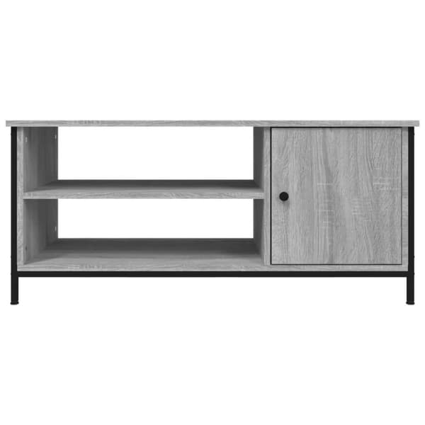 vidaXL TV-benk grå sonoma 100x40x45 cm konstruert tre