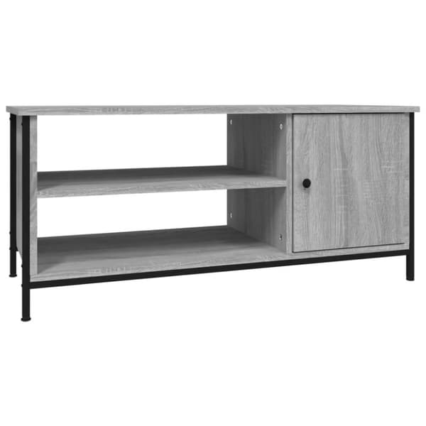 vidaXL TV-benk grå sonoma 100x40x45 cm konstruert tre
