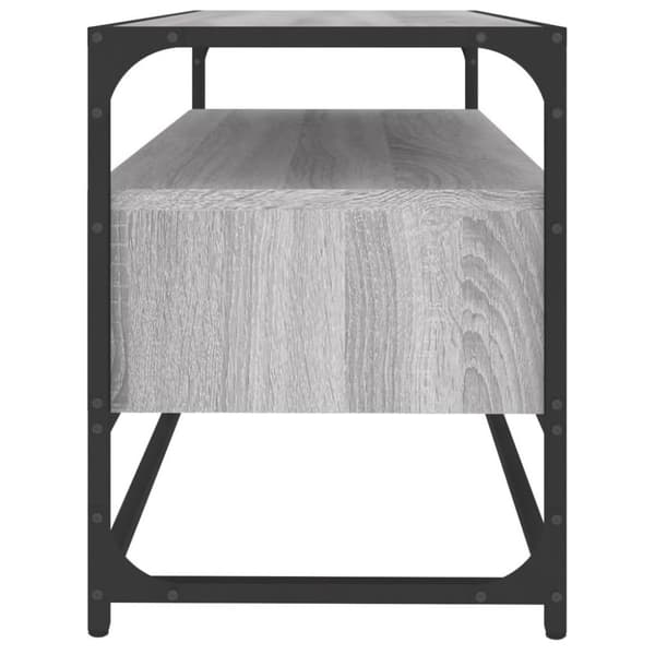 vidaXL Tv-bänk grå sonoma 80x35x45 cm konstruerat trä