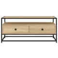 Pikkukuva 6 / 9: vidaXL TV-taso Sonoma-tammi 100x35x45 cm tekninen puu