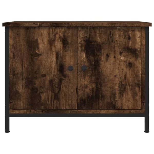 vidaXL TV-taso ovilla savutammi 60x35x45 cm tekninen puu