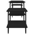 Miniatyrbilde 6 av 10: vidaXL TV-benk svart 157x35x52 cm konstruert tre