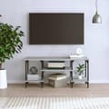 Miniatyrbilde 3 av 9: vidaXL TV-benk grå sonoma 102x35x45,5 cm konstruert tre