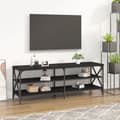 Miniatyrbillede 2 af 10: vidaXL tv-bord 140x40x50 cm konstrueret træ sort