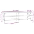 Miniatyrbillede 9 af 10: vidaXL tv-bord 160x40x50 cm konstrueret træ sonoma-eg
