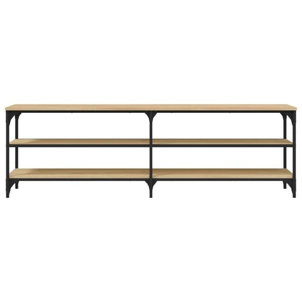 vidaXL TV-benk sonoma eik 160x30x50 cm konstruert tre