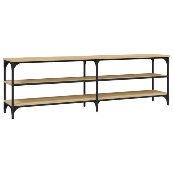 vidaXL TV-benk sonoma eik 160x30x50 cm konstruert tre