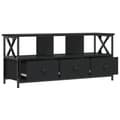 Miniatyrbillede 6 af 11: vidaXL tv-bord 102x33x45 cm konstrueret træ og jern sort