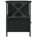 Miniatyrbillede 7 af 11: vidaXL tv-bord 102x33x45 cm konstrueret træ og jern sort