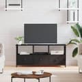 Miniatyrbillede 2 af 11: vidaXL tv-bord 102x33x45 cm konstrueret træ og jern sort