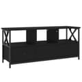 Miniatyrbillede 1 af 11: vidaXL tv-bord 102x33x45 cm konstrueret træ og jern sort