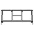 Miniatyrbilde 4 av 9: vidaXL TV-benk grå sonoma 100x35x45 cm konstruert tre og jern