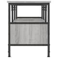 Miniatyrbilde 5 av 9: vidaXL TV-benk grå sonoma 100x35x45 cm konstruert tre og jern
