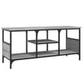 Miniatyrbilde 1 av 9: vidaXL TV-benk grå sonoma 100x35x45 cm konstruert tre og jern
