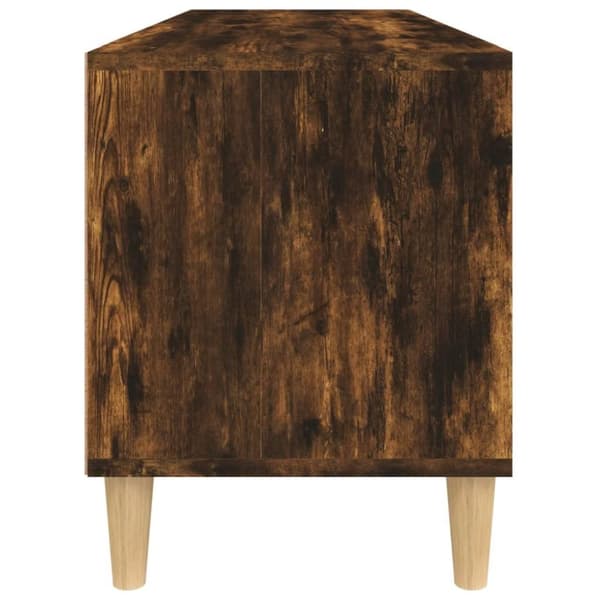 vidaXL tv-bord 100x34,5x44,5 cm konstrueret træ røget egetræsfarve