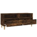Miniatyrbillede 8 af 10: vidaXL tv-bord 100x34,5x44,5 cm konstrueret træ røget egetræsfarve