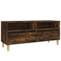Miniatyrbillede 1 af 10: vidaXL tv-bord 100x34,5x44,5 cm konstrueret træ røget egetræsfarve