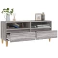 Pikkukuva 5 / 10: vidaXL TV-taso harmaa Sonoma 100x34,5x44,5 cm tekninen puu