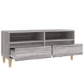 Pikkukuva 8 / 10: vidaXL TV-taso harmaa Sonoma 100x34,5x44,5 cm tekninen puu