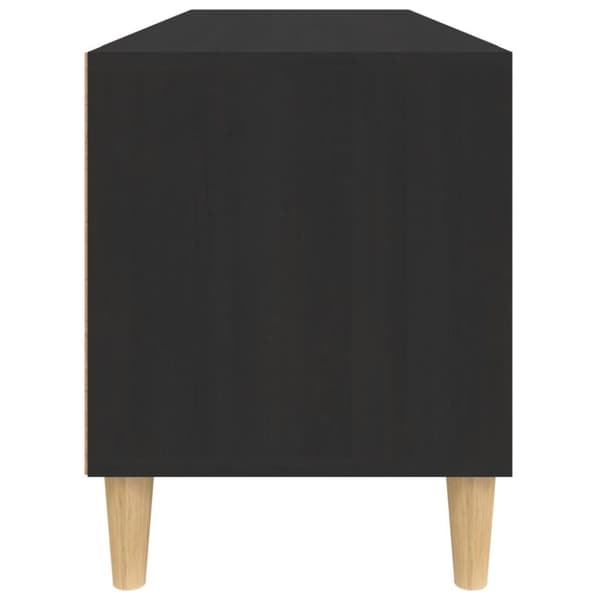 vidaXL TV-benk svart 100x34,5x44,5 cm konstruert tre
