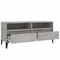 Miniatyrbillede 8 af 10: vidaXL tv-bord 100x34,5x44,5 cm konstrueret træ betongrå