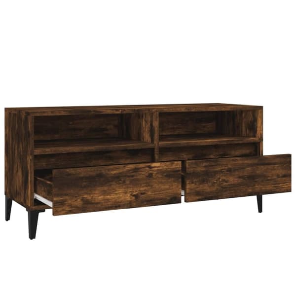 vidaXL TV-taso savutammi 100x34,5x44,5 cm tekninen puu