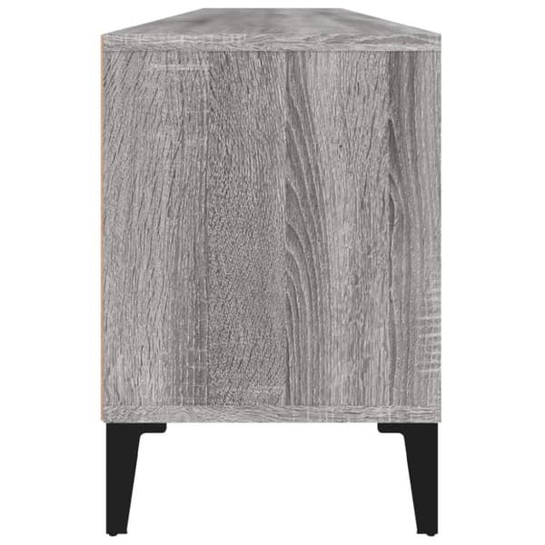 vidaXL tv-bord 150x30x44,5 cm konstrueret træ grå sonoma-eg