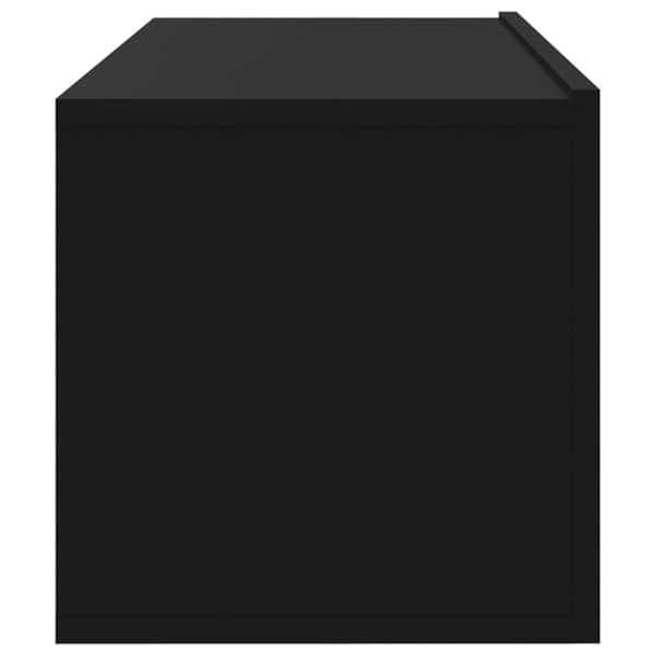 vidaXL Vegghengte TV-benker 4 stk svart 100x30x30 cm