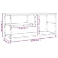 Miniatyrbilde 8 av 9: vidaXL TV-benk brun eik 103x38x46,5 cm konstruert tre og stål