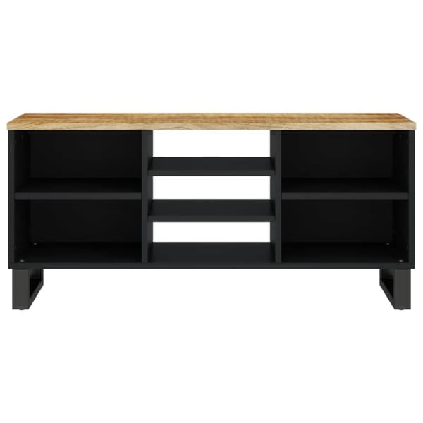 vidaXL TV-skåp 100x33x46 cm massivt mangoträ och konstruerat trä