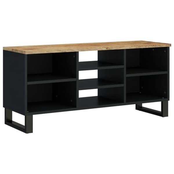 vidaXL TV-skåp 100x33x46 cm massivt mangoträ och konstruerat trä